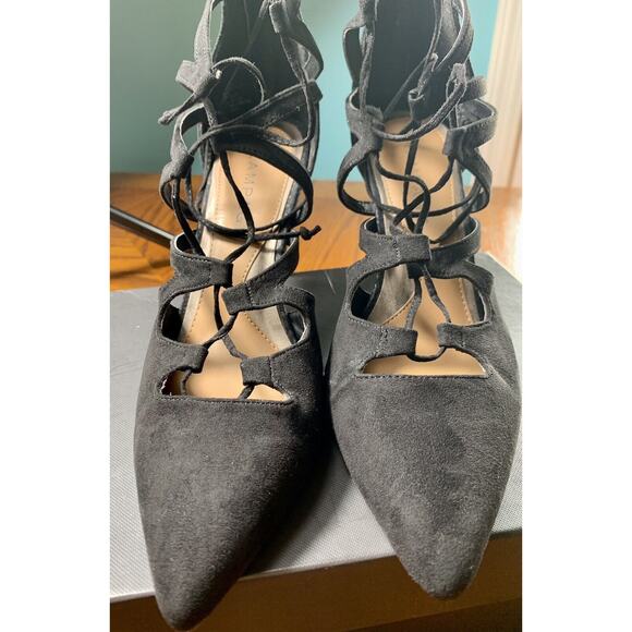 Ladies Suede Heels Size 9.5 by Rampage Excellent Condition! Sku 18 - Picture 2 of 9